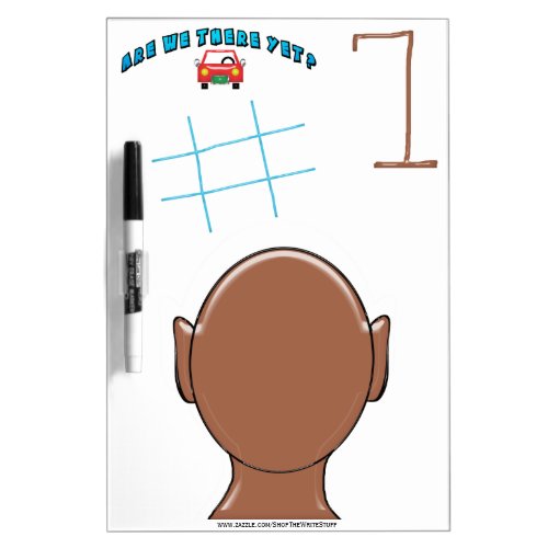 3 Childrens Games for Traveling_AfAm Re_Usable Dry Erase Board