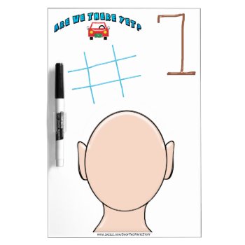 3 Children's Games For Traveling (re-usable) Dry-erase Board by ShopTheWriteStuff at Zazzle