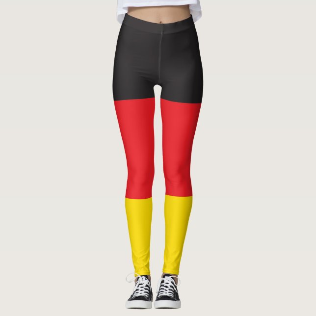 3 Color Combination, Flag Leggings (Front)