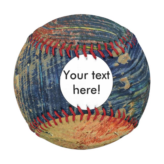 3 colors paint baseball (Front)
