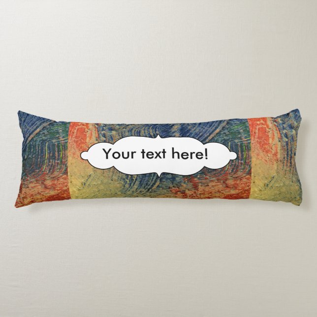 3 colors paint body pillow (Front)