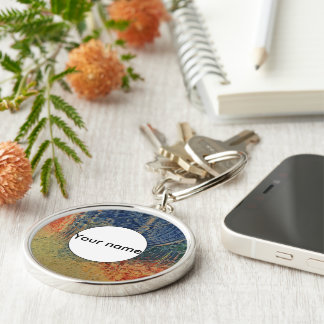 3 colors paint keychain