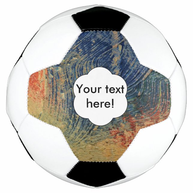3 colors paint soccer ball (Front)