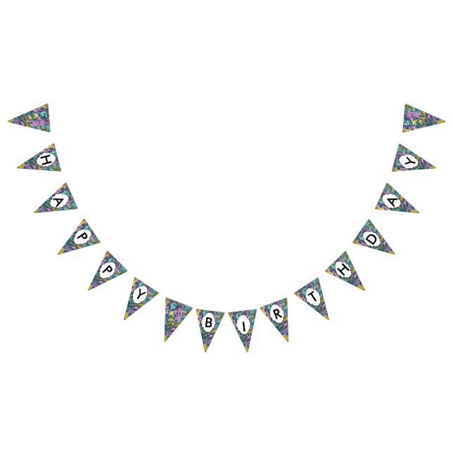 3 colors texture bunting flags (All)