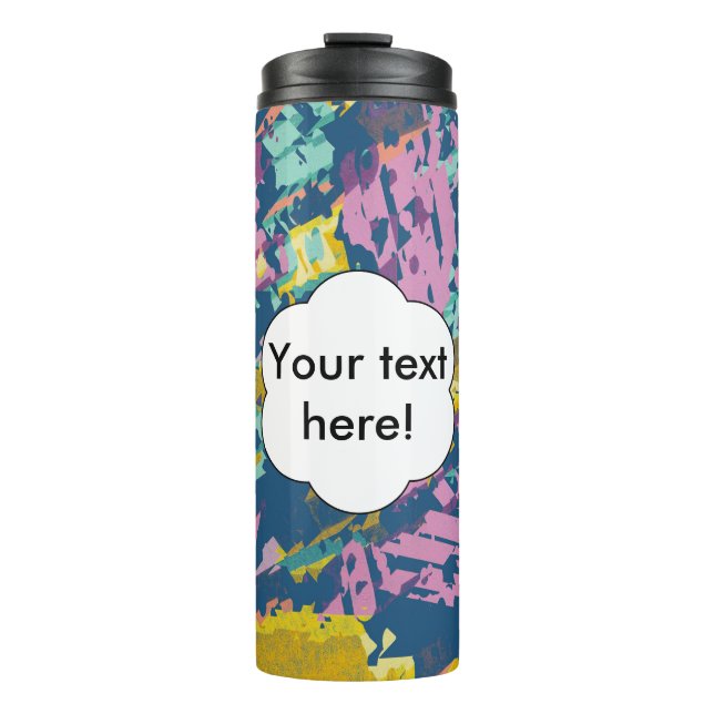 3 colors texture thermal tumbler (Front)