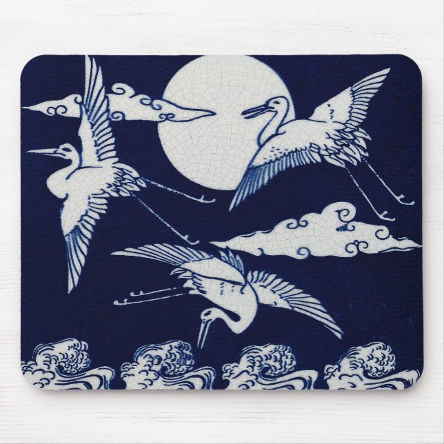 3 Cranes Mouse Pad (Front)