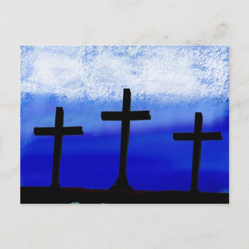 3 Crosses Postcard