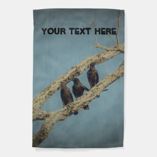 3 Crows Garden Flag