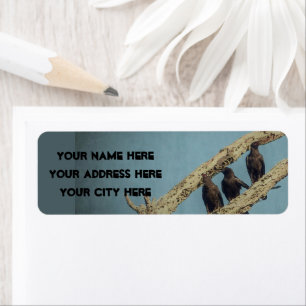 3 Crows Return Address labels