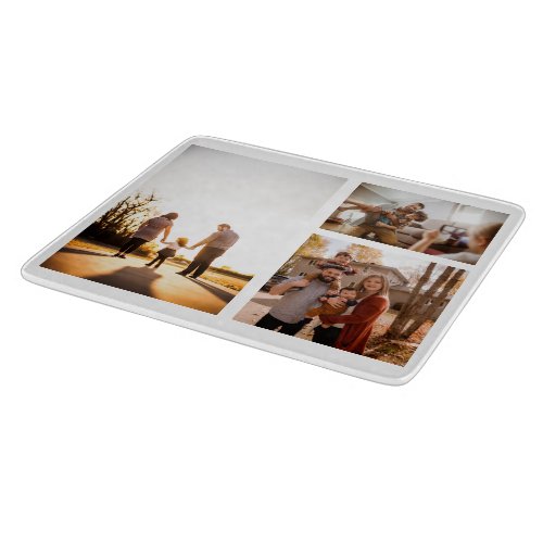 3 Custom Photo Collage Personalized Cutting Board