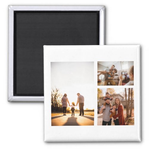 3 Custom Photo Collage Personalized Magnet