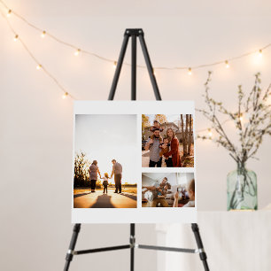 3 Custom Template Photo Collage Foam Board