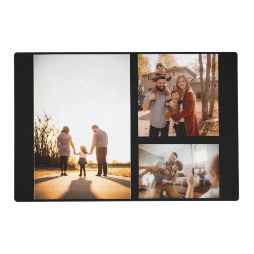 3 Custom Template Photo Collage Placemat