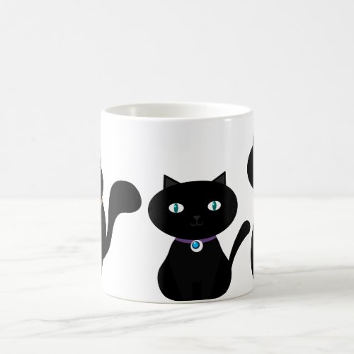 3 CUTE BLACK CATS in all sizes Coffee Mug