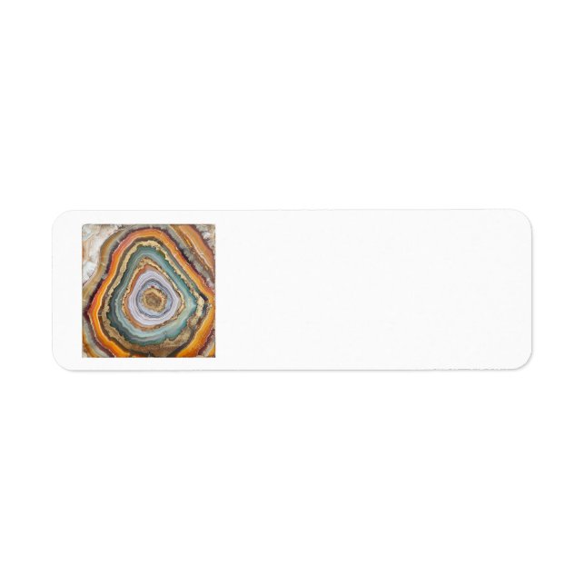 3 D Agate Address Labels (Front)