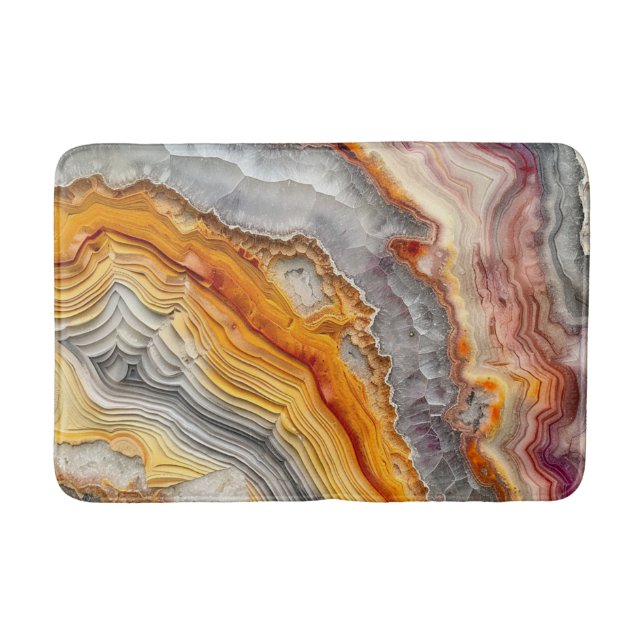 3 D Agate Bath Mat (Front)