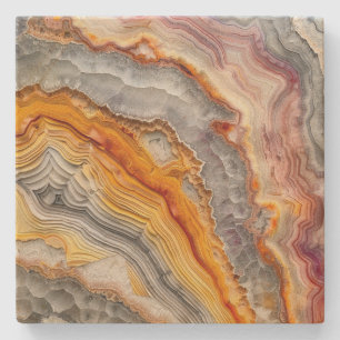 3 D Agate Stone Coaster