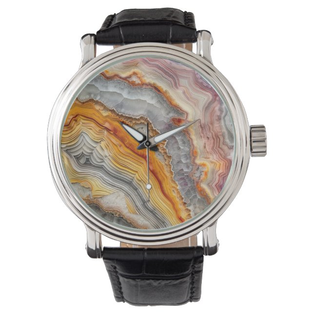3 D Agate Watch (Front)