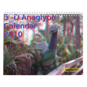 3-D Anaglyph Photo Calendar