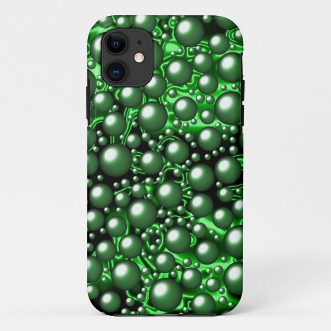 3 d green bubbles Case-Mate iPhone case (Back)