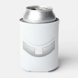 3-D Look Silver Priest's or Minister's Collar Can Cooler