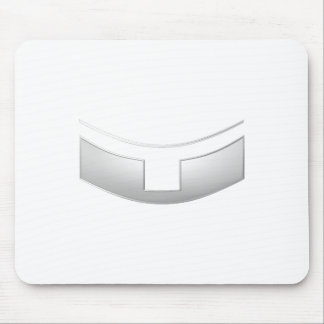 3-D Look Silver Priest's or Minister's Collar Mouse Pad