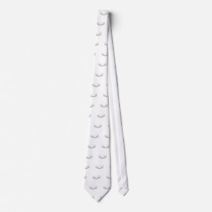 3-D Look Silver Priest's or Minister's Collar Neck Tie