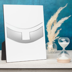 3-D Look Silver Priest's or Minister's Collar Plaque