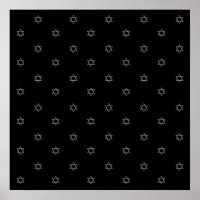 3-D Look Silver Star of David