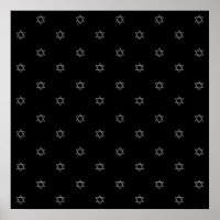 3-D Look Silver Star of David