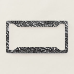 3 D Metal License Plate Frame