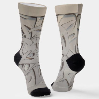 3-D paper Socks