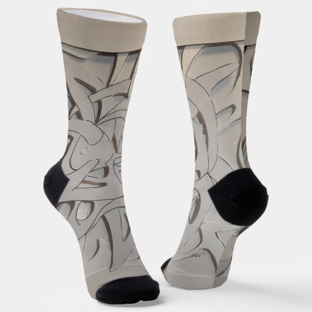 3-D paper   Socks (Angled)