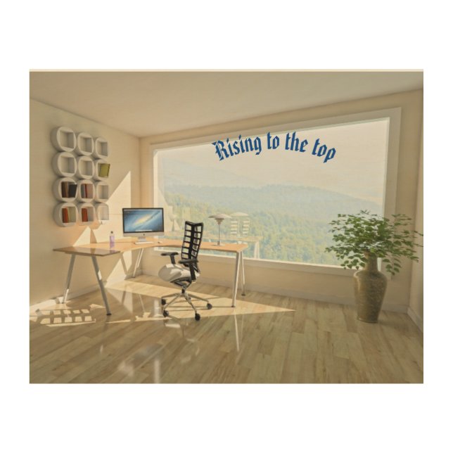 3 D Wall View Wood Wall Art (Front)