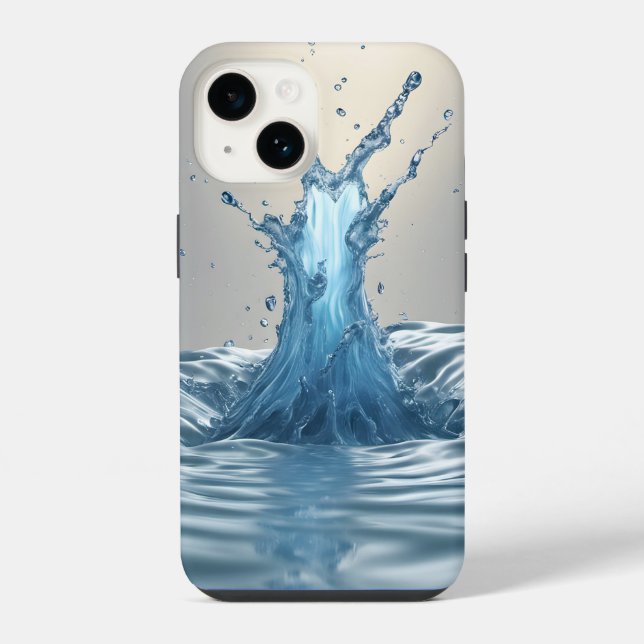 3-D Water Splash Iphone Case (Back)