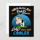 3 Dad Beagle Dad Cooler (Front/Back)