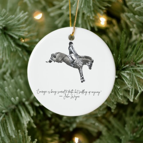 3 Day Eventing Equestrian Ornament