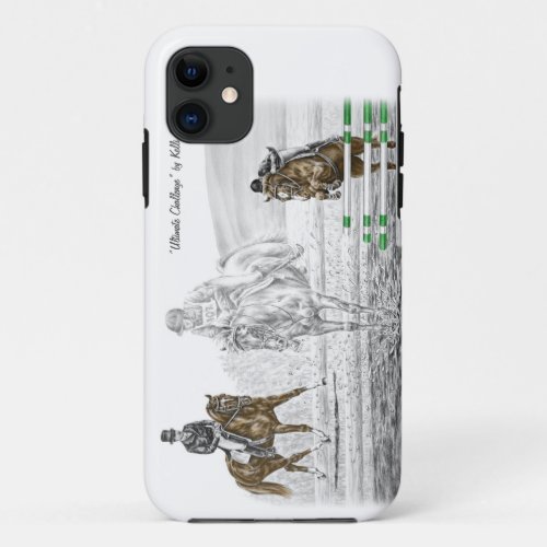 3_Day Eventing Horses Combined Training iPhone 11 Case