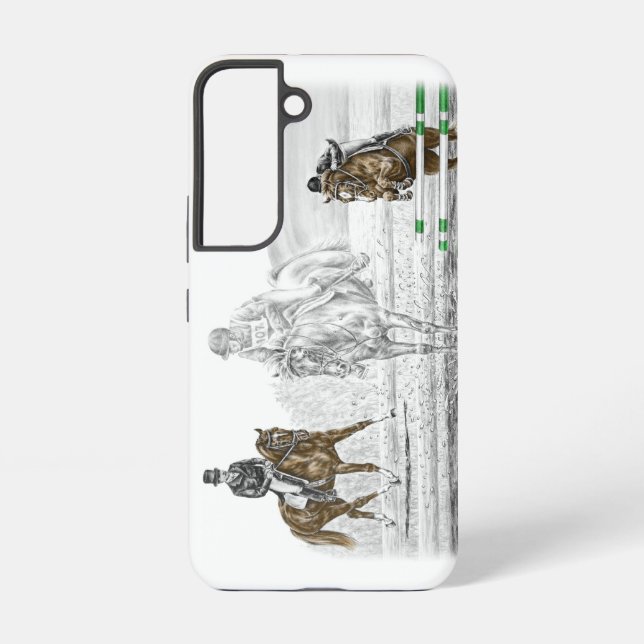 3-Day Eventing Horses Combined Training Samsung Galaxy Case (Back)