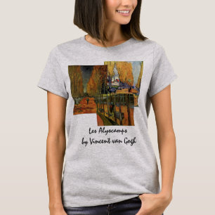 3 different van Gogh Les Alyscamps Vintage Art T-Shirt