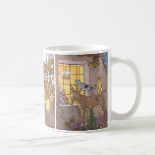 3 different Vintage Classic Fairy Tales by Hauman Coffee Mug