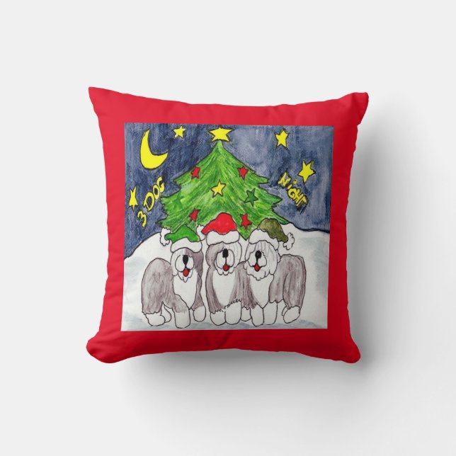 3 Dog Night Pillow (Front)