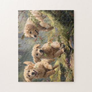 3 dogs jigsaw puzzle