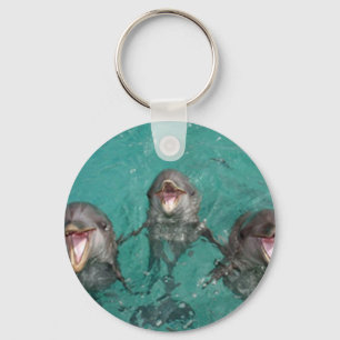 3 Dolphins Keychain
