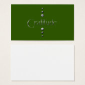 3 Dot Silver Block Gratitude & Green Background (Front & Back)