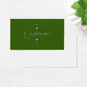 3 Dot Silver Block Gratitude & Green Background (Desk)
