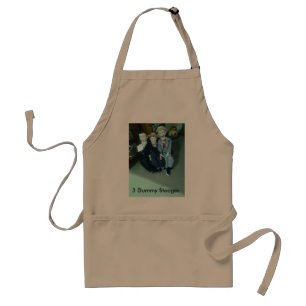 3 Dummy Stooges Apron