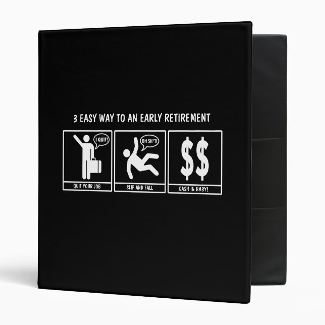3 Easy Steps to early retirement Binder (Front/Inside)