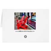 3 Empty Chairs Cards (Back Horizontal)