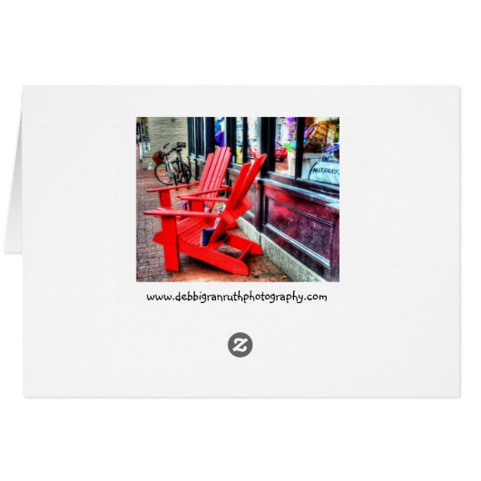 3 Empty Chairs Cards (Back Horizontal)